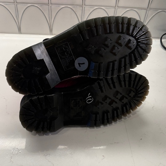 Dr. Martens Pink Combat Boots - Picture 6 of 6